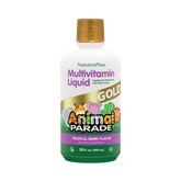 NaturesPlus, Animal Parade Gold, Multivitamin Liquid, Tropical Berry, 30 Fl Oz